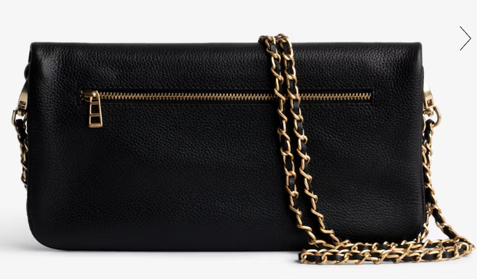 Zadig Mala Rock Clutch Preto