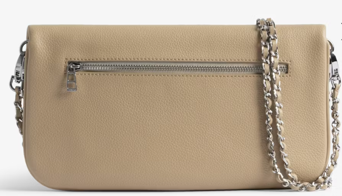 Zadig Mala Rock Clutch Ouro Noir