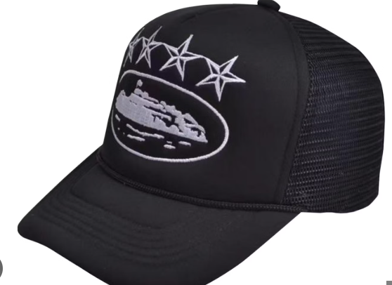 Corteiz Chapéu 5 Stars Alcatraz Preto