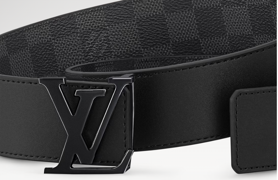 Louis Vuitton Cinto Intiales 40mm Preto