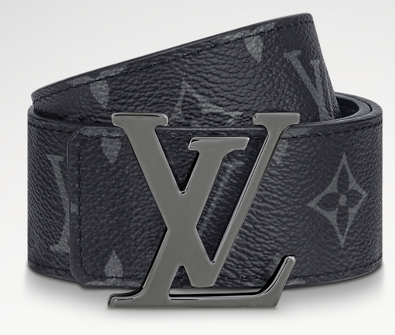 Louis Vuitton Cinto Intiales 40mm Prateado