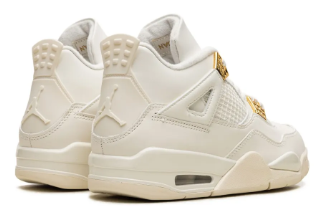 Air Jordan 4 Retro Metallic Gold