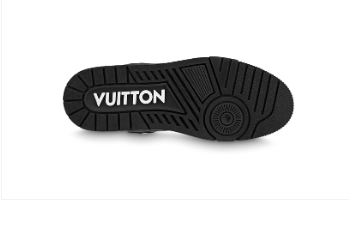 Louis Vuitton Trainers Black and White