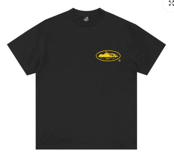 Corteiz OG Island T-Shirt - Black/Yellow