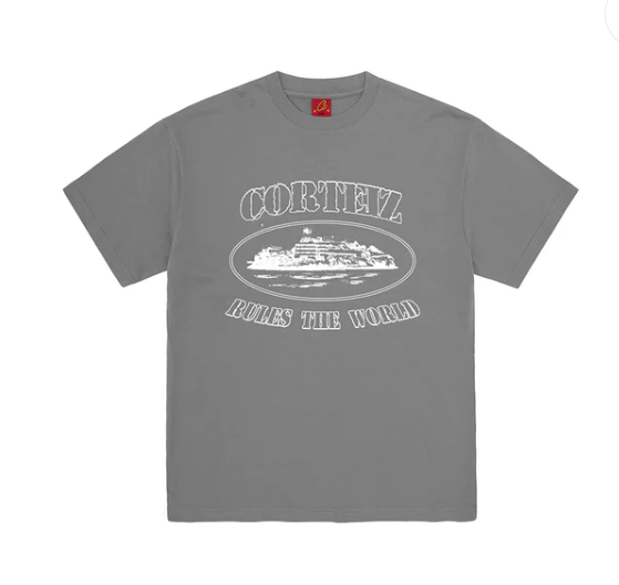 Corteiz OG Alcatraz T-shirt - Gully Grey