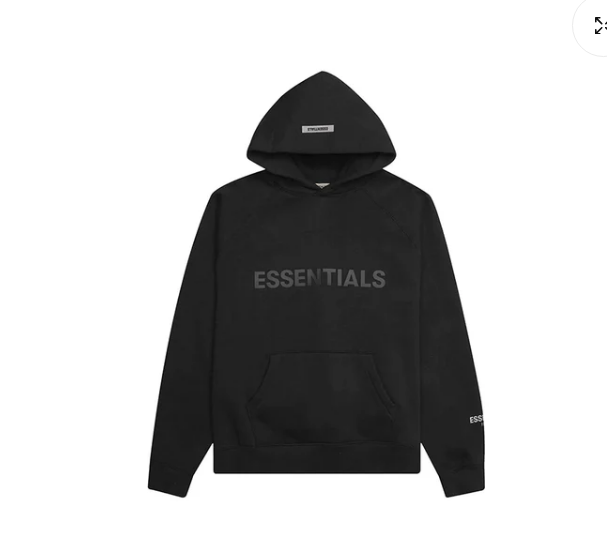 Fear of God Essentials Pullover Hoodie Applique Logo - Stretch Limo