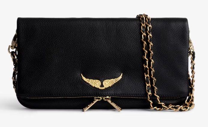 Zadig Mala Rock Clutch Preto