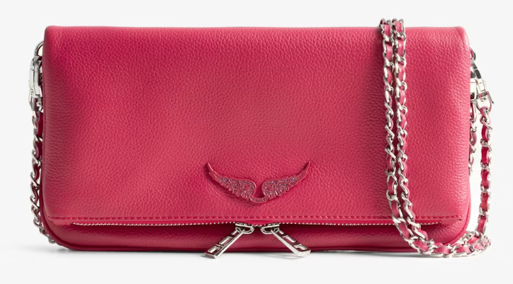 Zadig Mala Rock Clutch Rosa