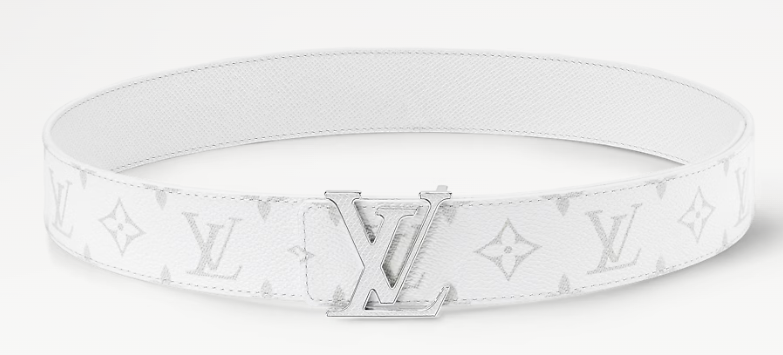 Louis Vuitton Cinto Intiales Branco