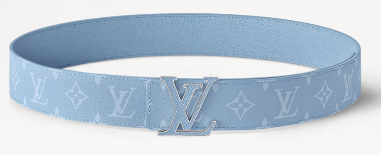 Louis Vuitton Cinto Initiales 40mm Azul
