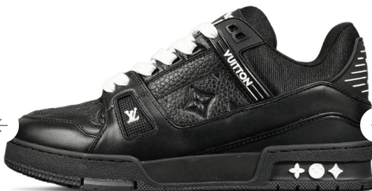Louis Vuitton Trainers Black and White