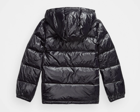 Ralph Lauren Puffer Glossed Down Preto