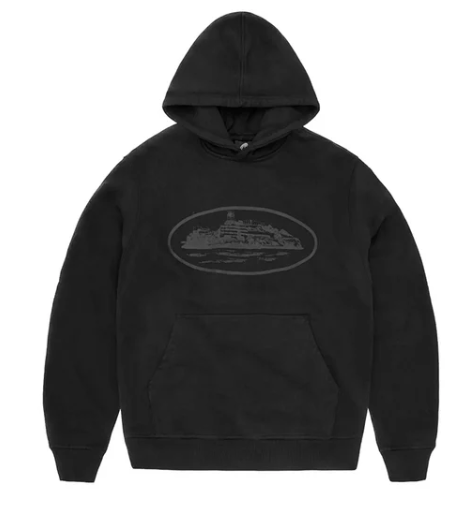 Corteiz Alcatraz Sweat Triple Black