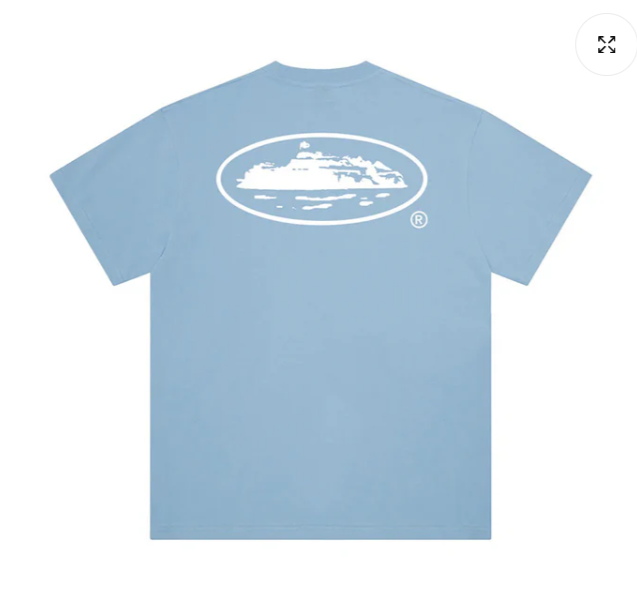 Corteiz OG Island T-shirt - Baby Blue