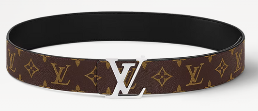 Louis Vuitton Cinto Intiales 40mm Castanho
