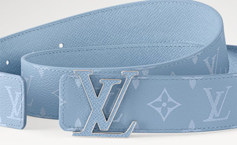 Louis Vuitton Cinto Initiales 40mm Azul
