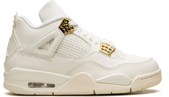 Nike Air Jordan 4 Metallic Gold