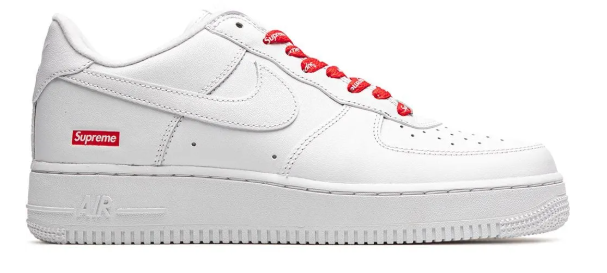 Nike Air Force 1 Supreme Brancos