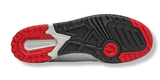 New Balance 550 White Team Red