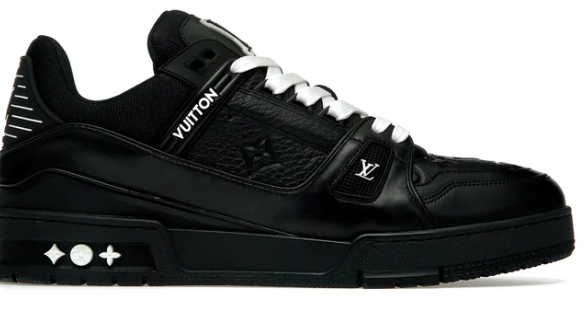 Louis Vuitton Trainers Black and White