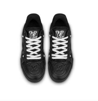 Louis Vuitton Trainers Black and White