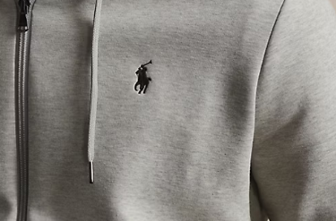 Ralph Lauren Zip Up Cinzento