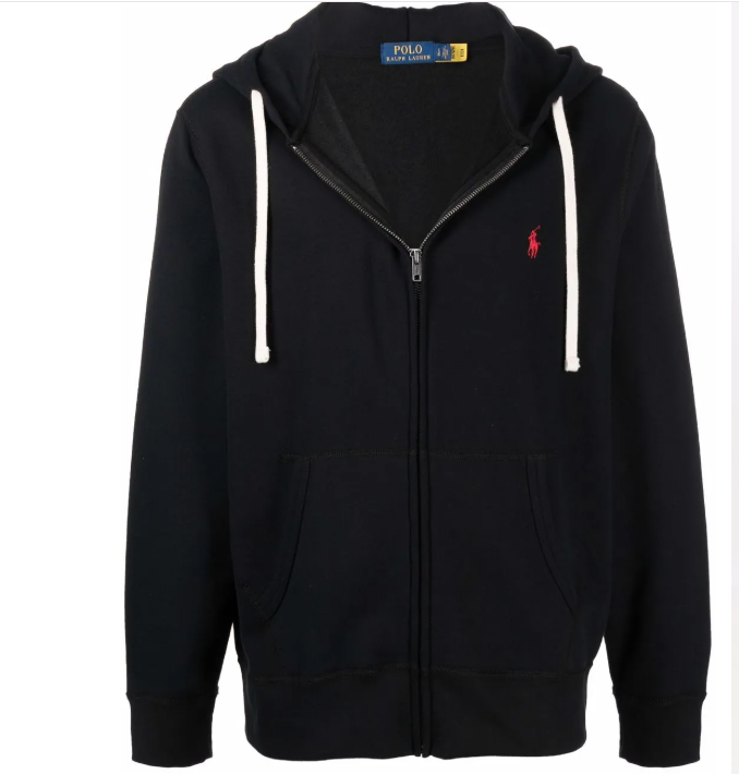 Ralph Lauren Zip Up Preto