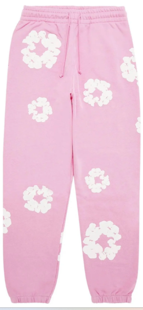 Denim Tears Calças Rosa