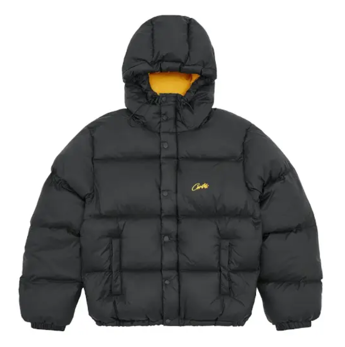 Corteiz Puffer Preto e Amarelo