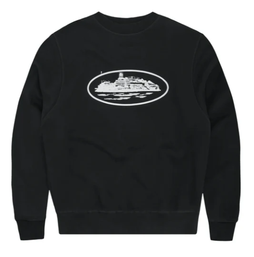 Corteiz OG Alcatraz Crewneck Black