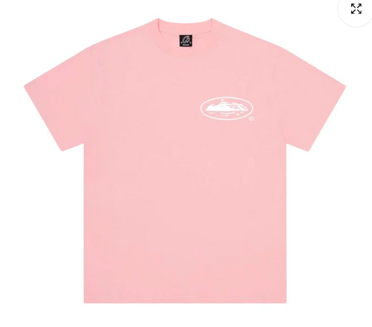 Corteiz OG Island T-shirt - Baby Pink