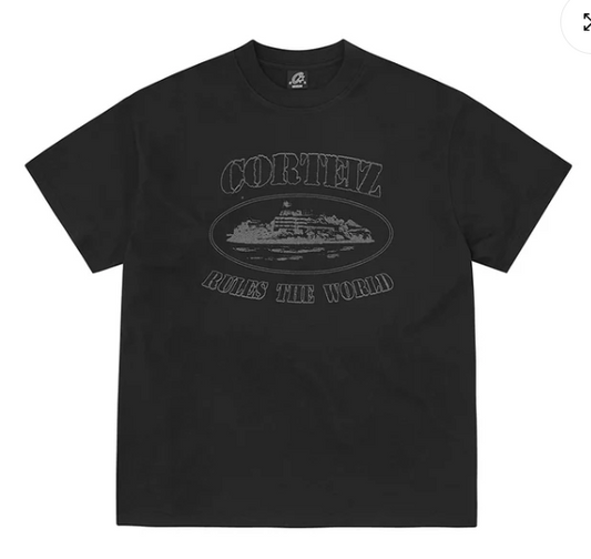 Corteiz Reflective Alcatraz T-shirt - Triple Black