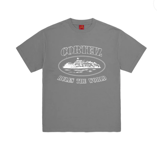Corteiz OG Alcatraz T-shirt - Gully Grey