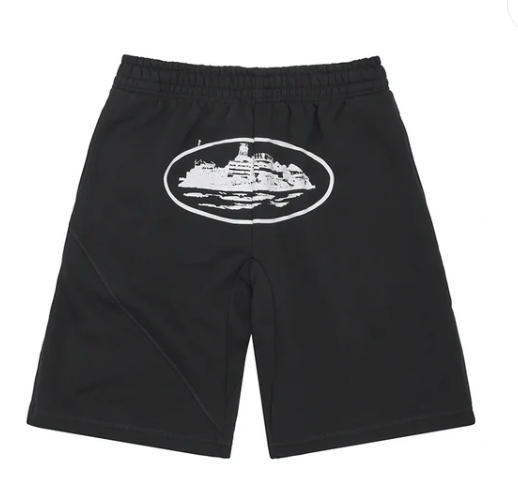 Corteiz OG Alcatraz Shorts - Black