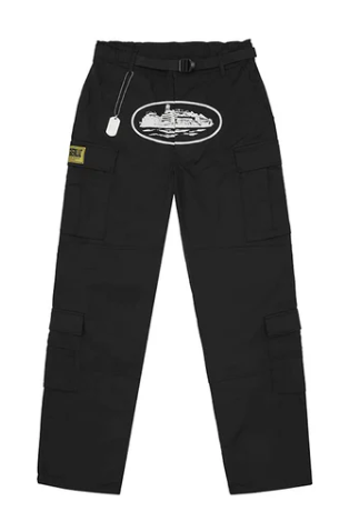 Corteiz Cargo Pants Black