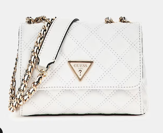 Guess Minimala a tiracolo Giully Branca