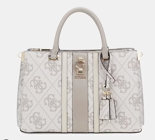 Guess Mala de mão Erenia 4G Branco