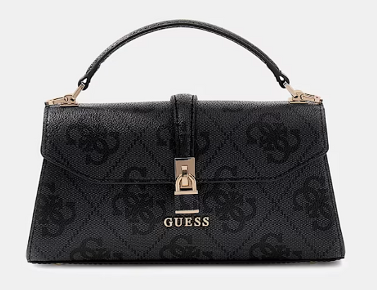 Guess Minimala de mão Queensland 4G Preto
