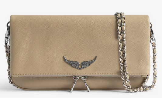 Zadig Mala Rock Clutch Ouro Noir