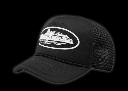 Corteiz Chapéu OG Island Trucker Preto