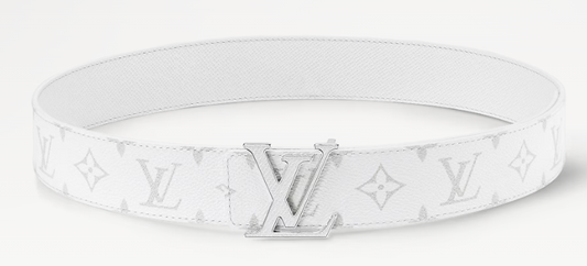 Louis Vuitton Cinto Intiales Branco
