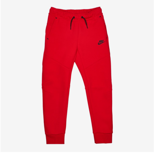 Nike Tech Fleece Calças Vermelho