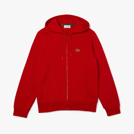 Lacoste Zip Up Red